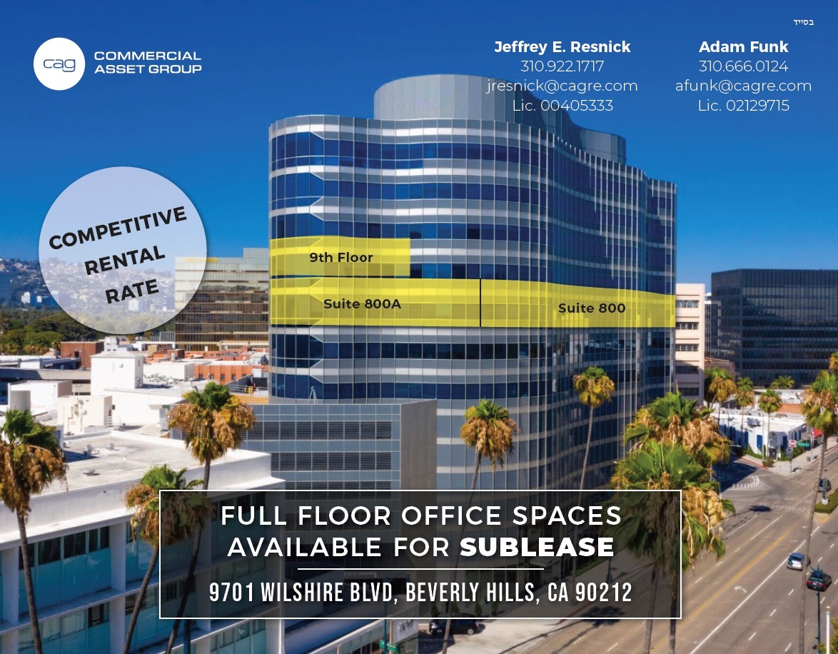 9701 Wilshire Blvd, Beverly Hills, CA for Rent