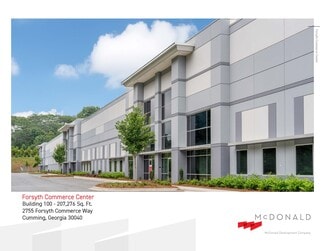 Cumming, GA Industrial - 2755 Forsyth Commerce Way Cumming, GA Industrial - 2755 Forsyth Commerce Way
