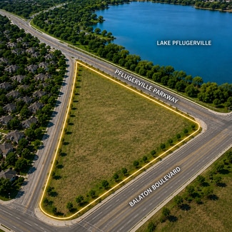 Pflugerville, TX Commercial Land - E Pflugerville Pky @ Balaton Blvd