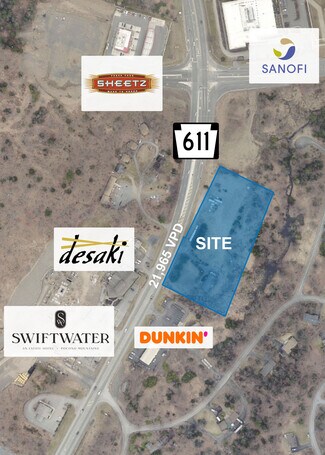 Swiftwater, PA Commercial Land - 2039 Route 611