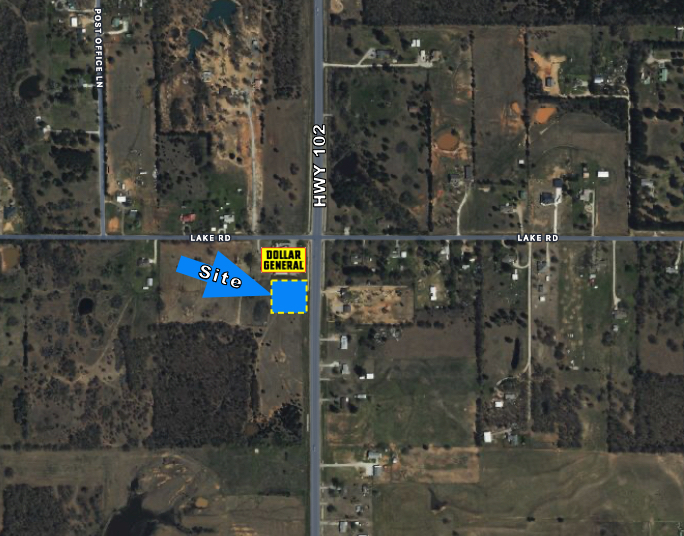 HWY 102 & Lake RD (S of SW/c) rd, Shawnee, OK for Sale