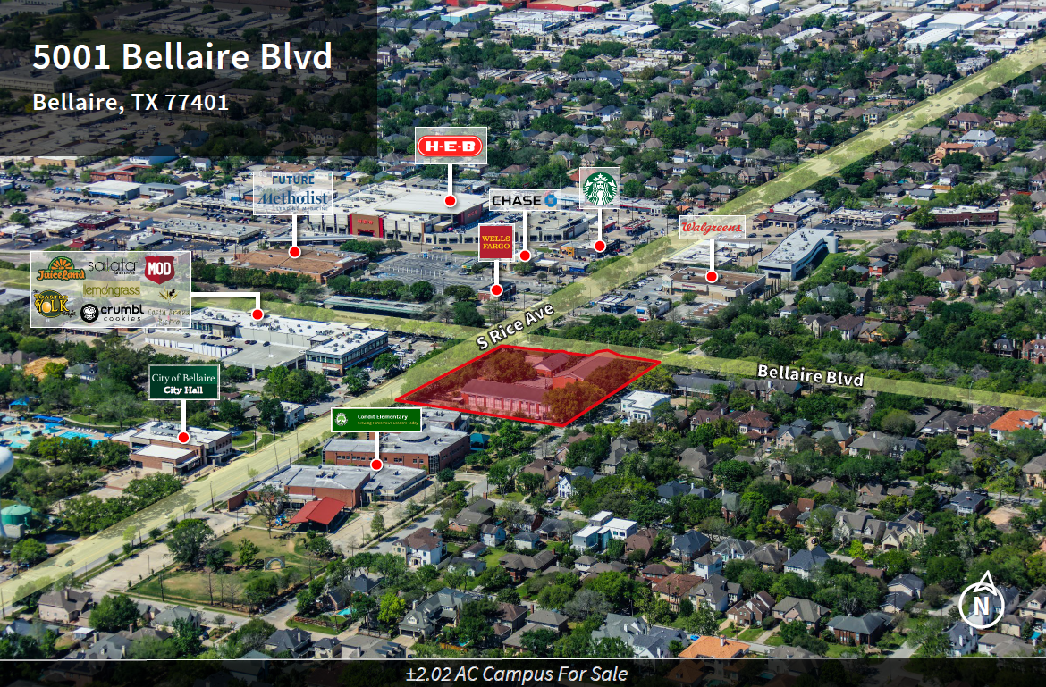 5001 Bellaire Blvd, Bellaire, TX for Sale