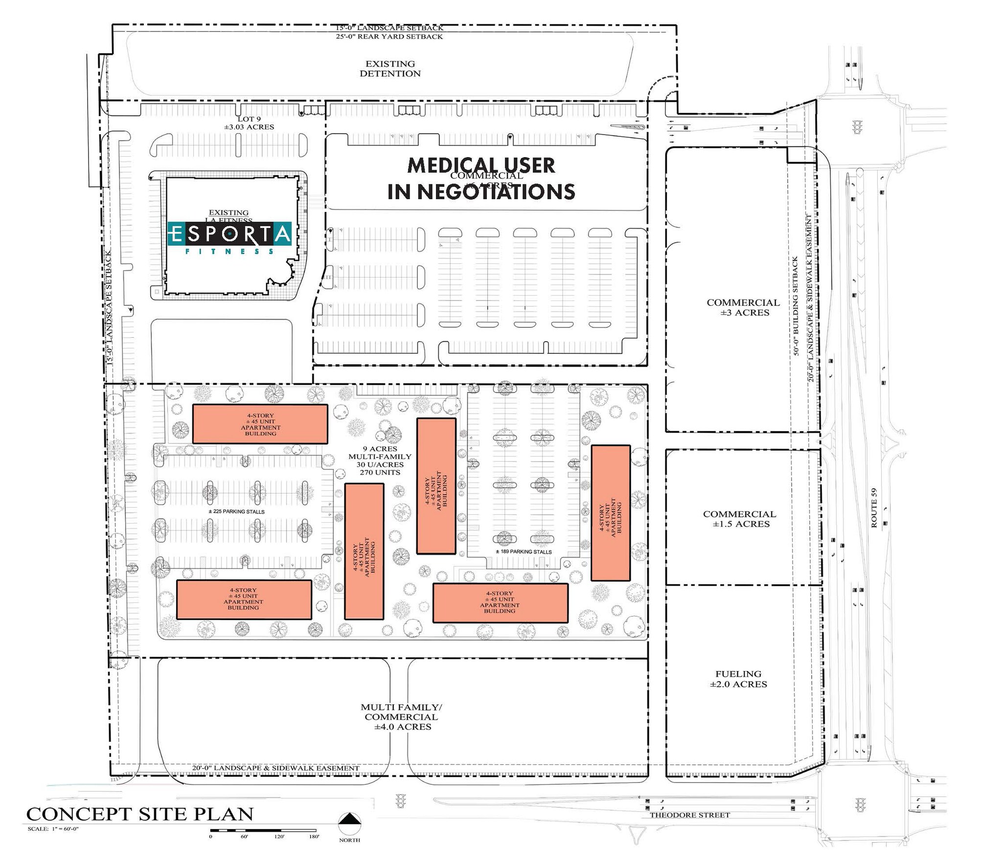 NWC Theodore & Route 59, Plainfield, IL for Sale