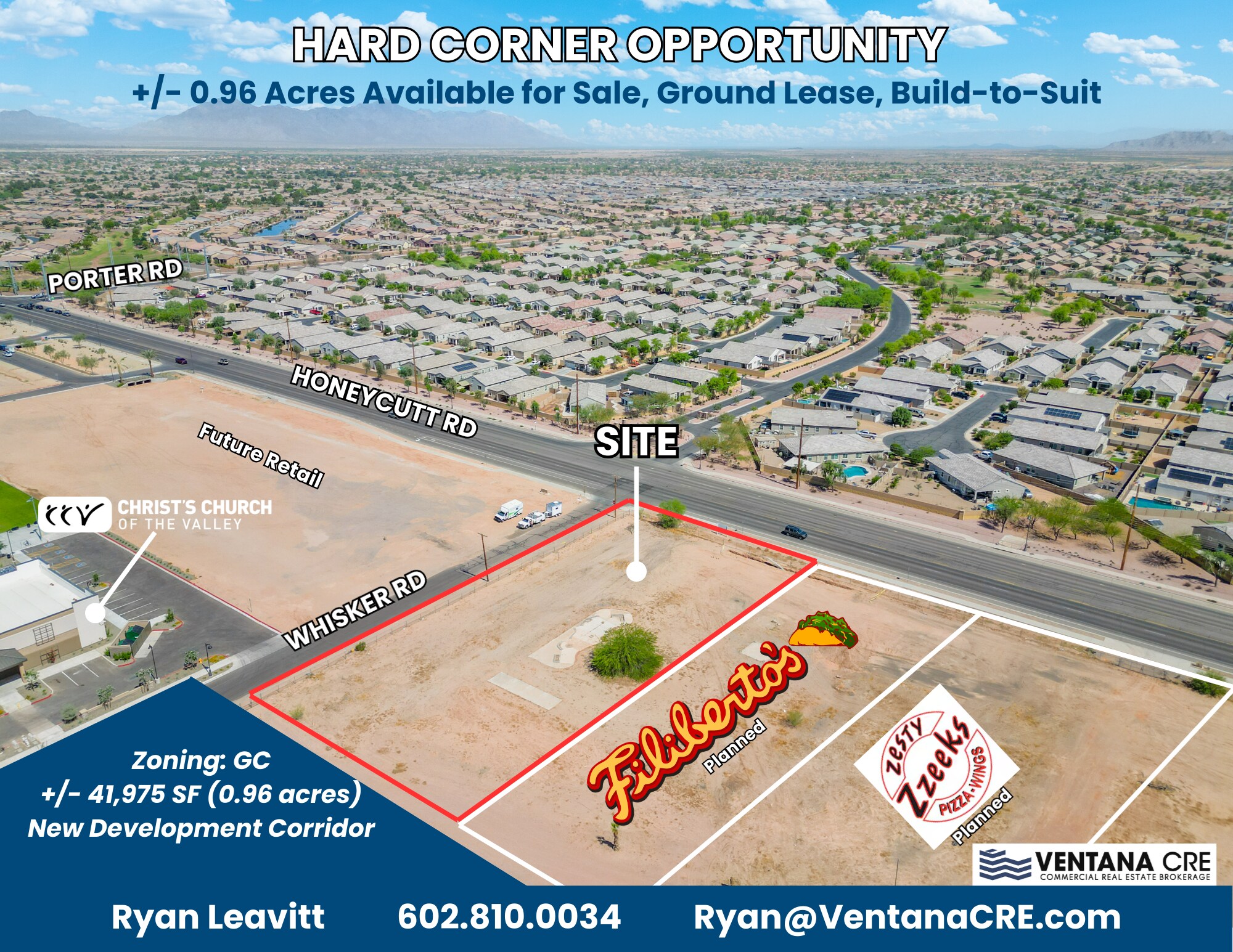 Honeycutt Rd @ Whisker Rd, Maricopa, AZ for Sale