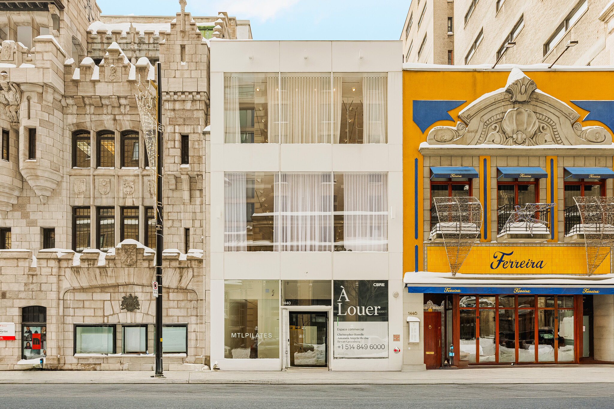 1440-1442 Rue Peel, Montréal, QC for Rent