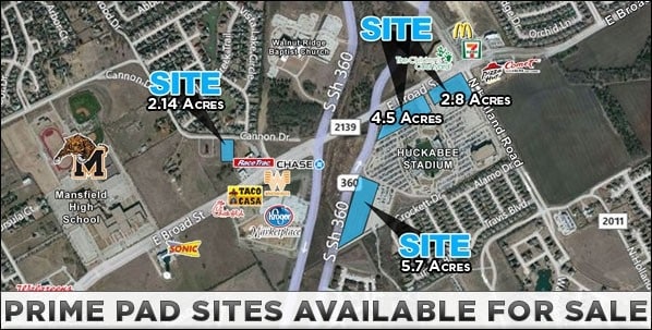 Highway 360, Mansfield, TX for Sale
