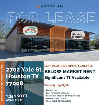 Houston, TX Retail - 2702 Yale St