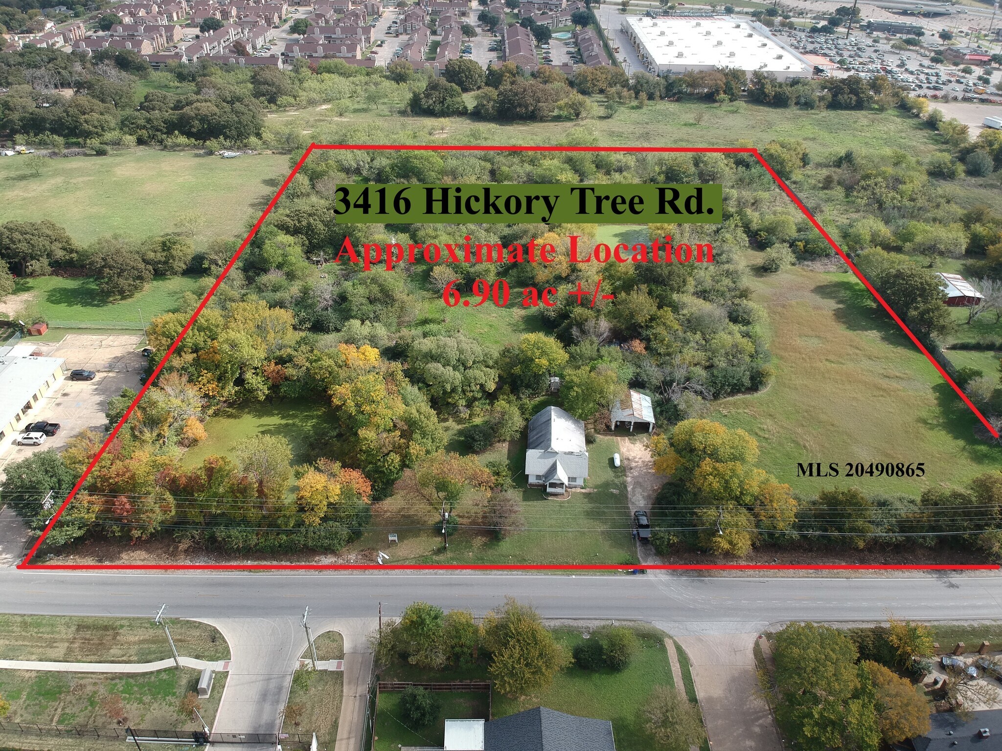 3416 Hickory Tree Rd Balch Springs, TX 75180 Land Property for Sale