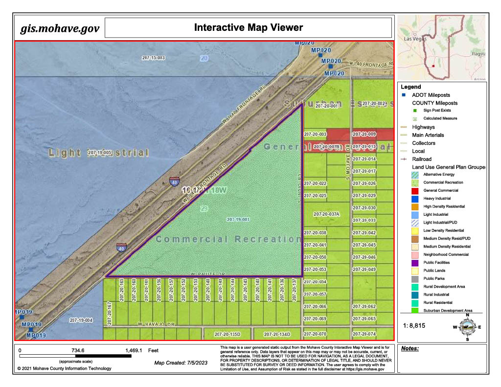 00 Indio Drive / Frontage Road -1, Yucca, AZ for Sale