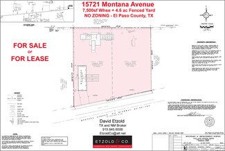 El Paso, TX Warehouse - 15721 Montana Ave