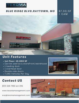 Raytown, MO Office/Retail, Retail, Industrial - 6215-6245 Blue Ridge Blvd