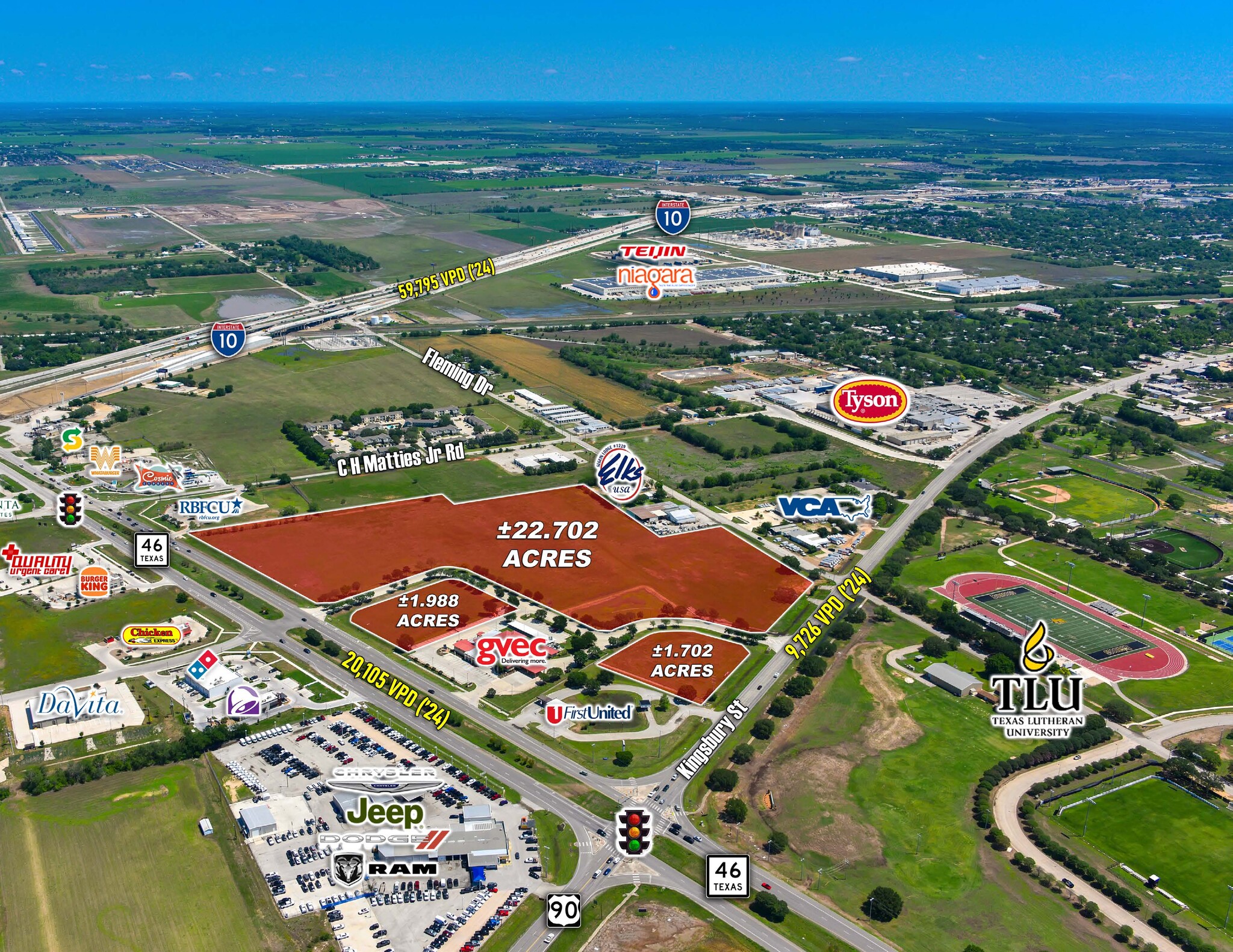 Hwy 46 & Kingsbury, Seguin, TX for Sale