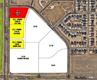 Commerce City, CO Commercial Land - NWC East 96th Ave & Tower Rd
