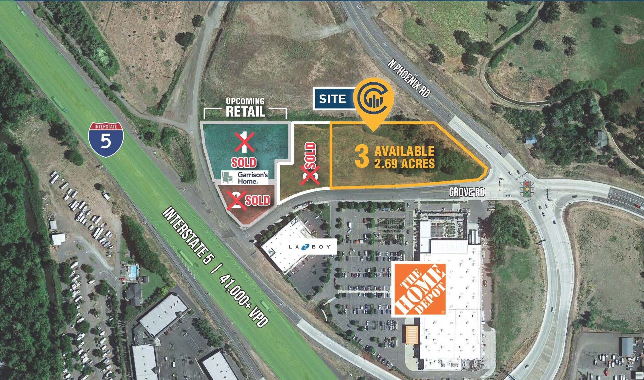 N Phoenix Rd @ Grove Rd, Phoenix, OR for Sale