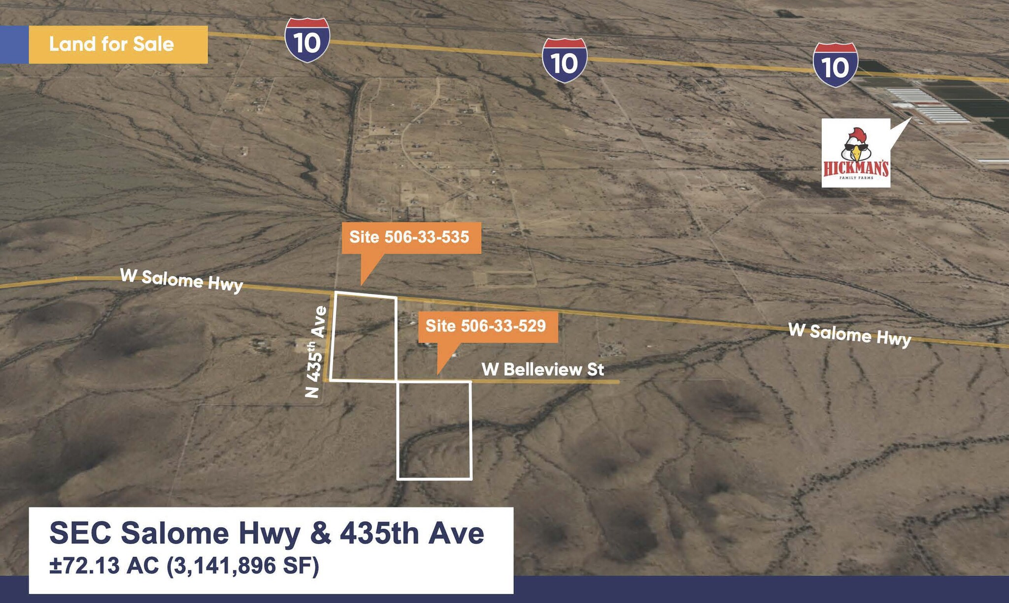 W Salome Hwy @ N 435th Ave, Tonopah, AZ for Sale