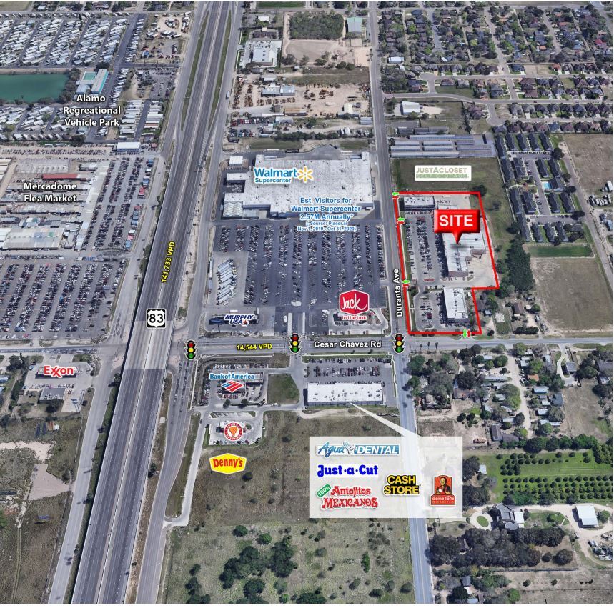 1449 W Duranta St Alamo, TX 78516 Shopping Center Property for Lease