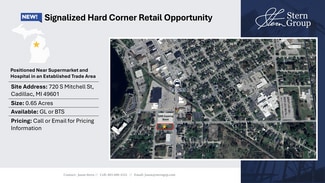 Cadillac, MI Commercial Land - 720 Mitchell St Cadillac, MI Commercial Land - 720 Mitchell St