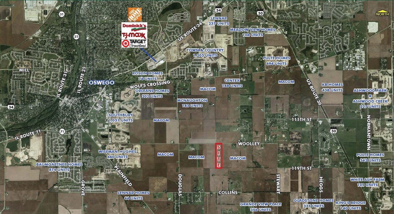 Wooley Rd, Oswego, IL for Sale