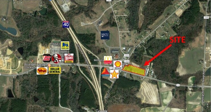 N Pleasant Coates Rd @ Hwy 210, Benson, NC for Sale