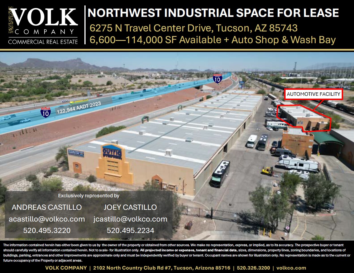 6275 N Travel Center Dr, Tucson, AZ for Rent