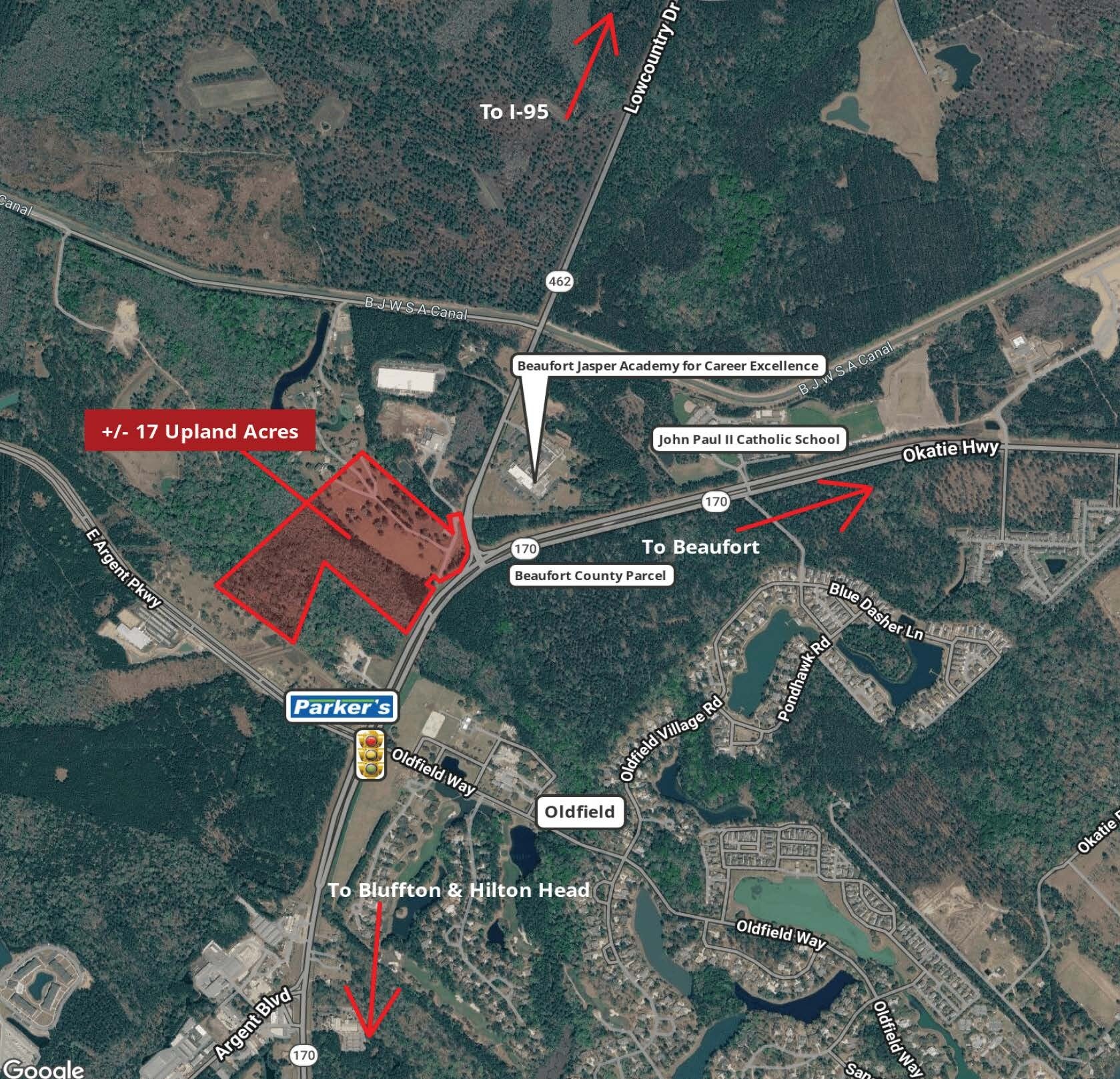 Highway 170 & Highway 462, Ridgeland, SC for Sale