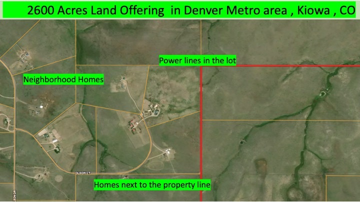 CR 154, Kiowa, CO for Sale