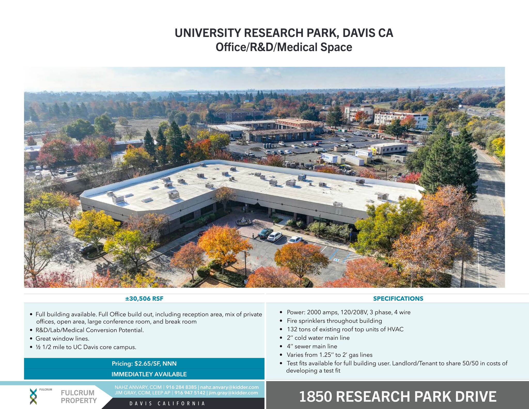 1850 Research Park Dr, Davis, CA for Rent