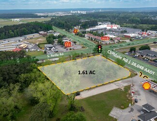 Fayetteville, NC Commercial Land - 6925 Cliffdale Rd