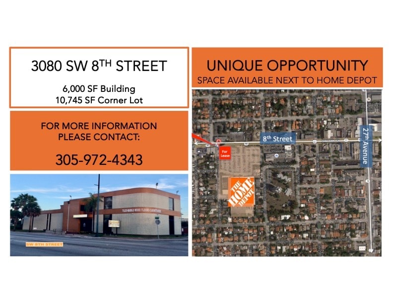 3090 SW 8th St, Miami, FL for Rent
