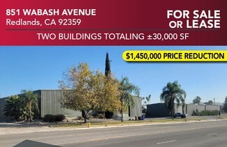 Redlands, CA Industrial - 851 S Wabash Ave