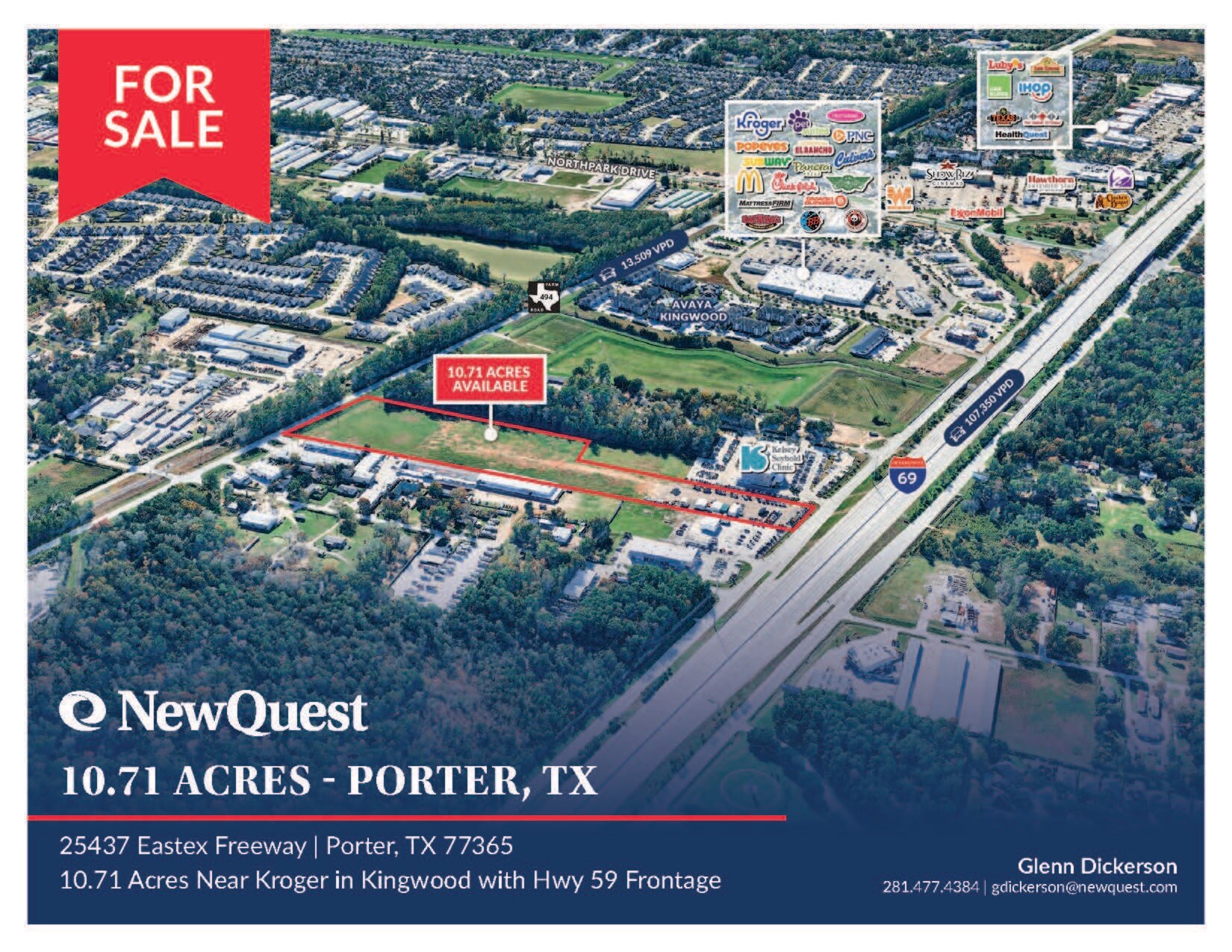 25475 Eastex Fwy, Porter, TX for Sale