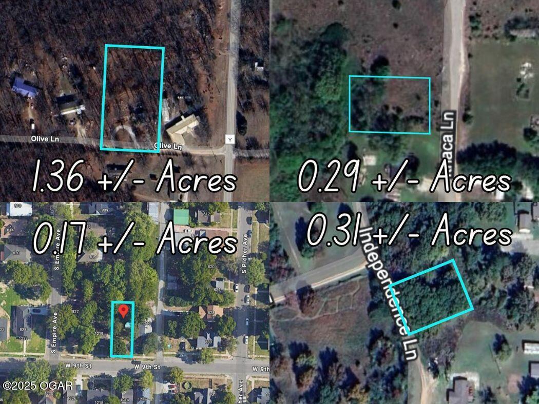 4 Lot Package (2.13+/- Acres), Neosho, MO for Sale