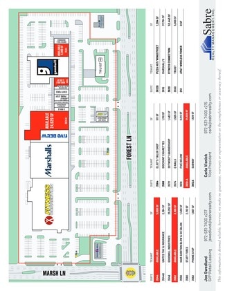 Dallas, TX Retail - 3544-3624 Forest Ln