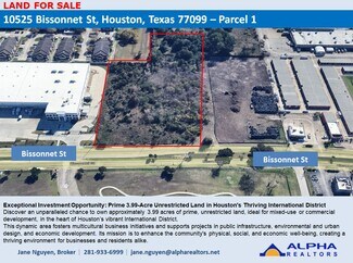 Houston, TX Commercial Land - 10525 Bissonnet St