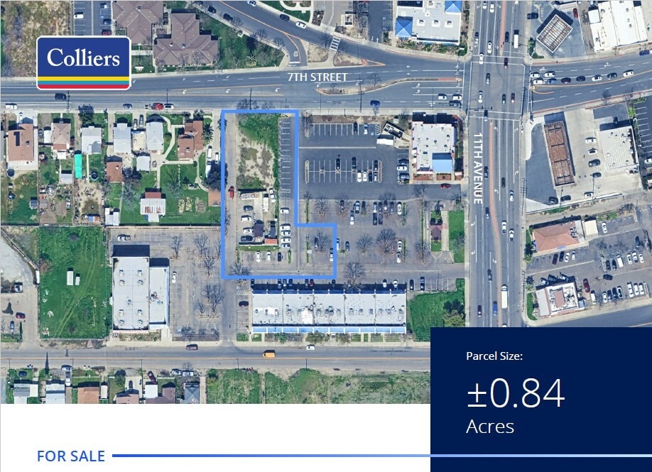 SWQ 11th Ave @ 7th Street, Hanford, CA for Sale