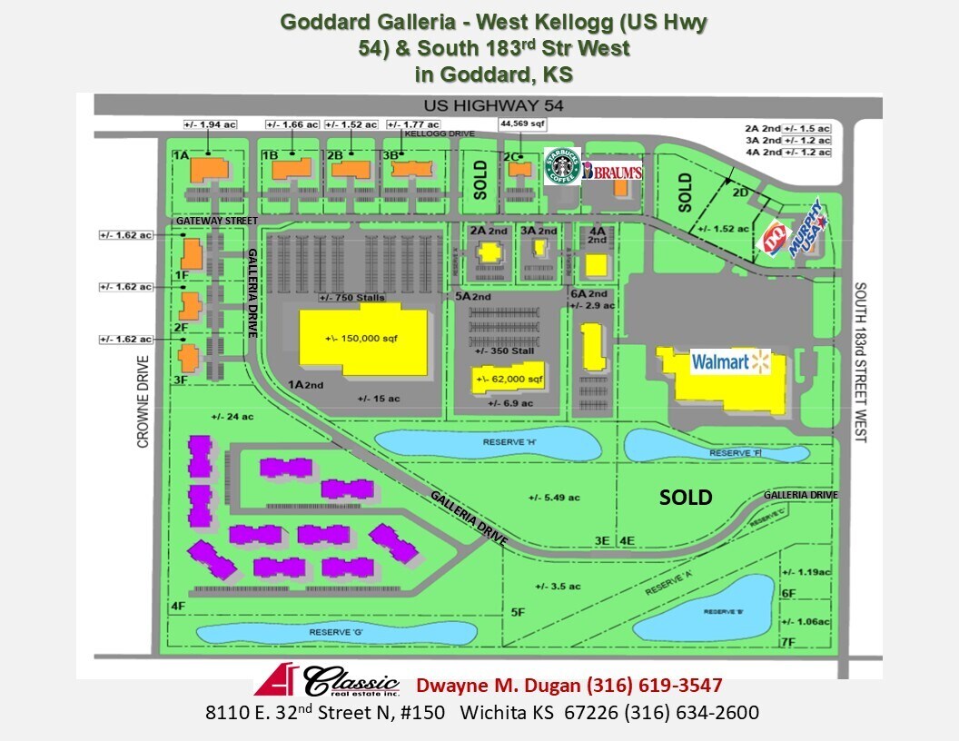 Kellogg & 183rd St W, Goddard, KS for Sale
