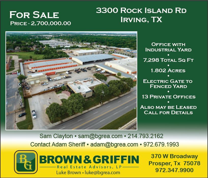 3300 Rock Island Rd, Irving, TX for Sale