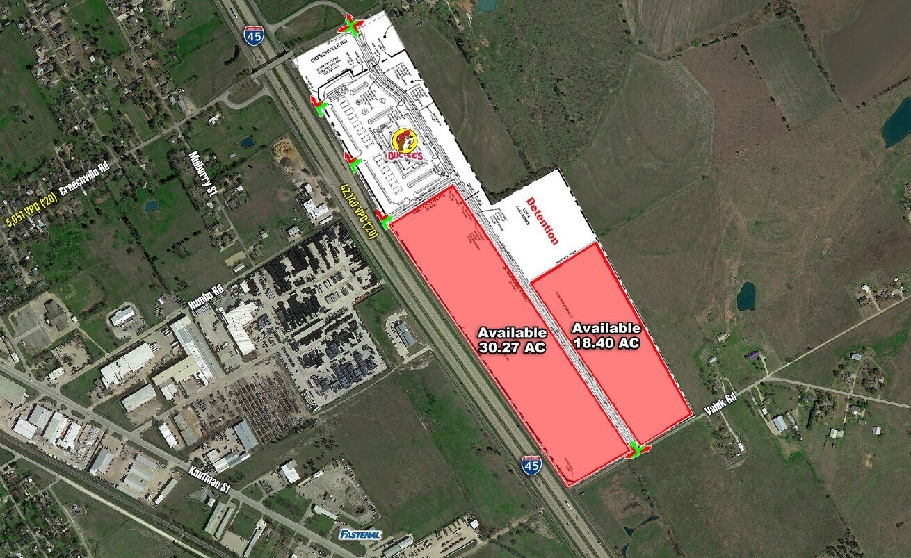 Creechville & I-45, Ennis, TX for Sale