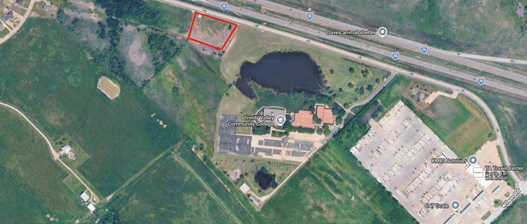 2 Acres Interstate 20 East Terrell TX, Terrell, TX for Rent