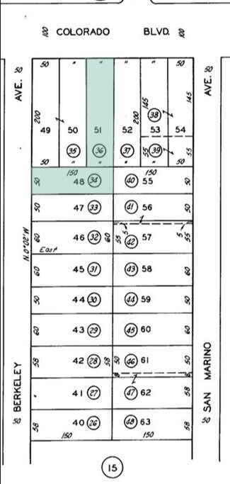 Pasadena, CA Commercial Land - 2000 E Colorado Blvd