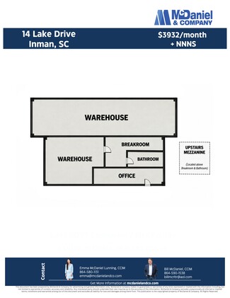 Inman, SC Industrial - 14 Lake Dr Inman, SC Industrial - 14 Lake Dr