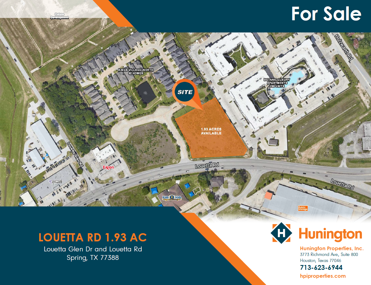 Louetta Rd, Spring, TX for Sale