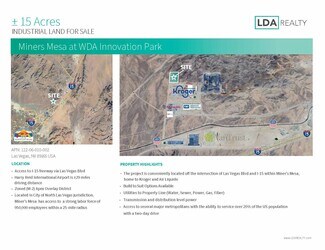 Las Vegas, NV Industrial Land - N Terryl B Adams St