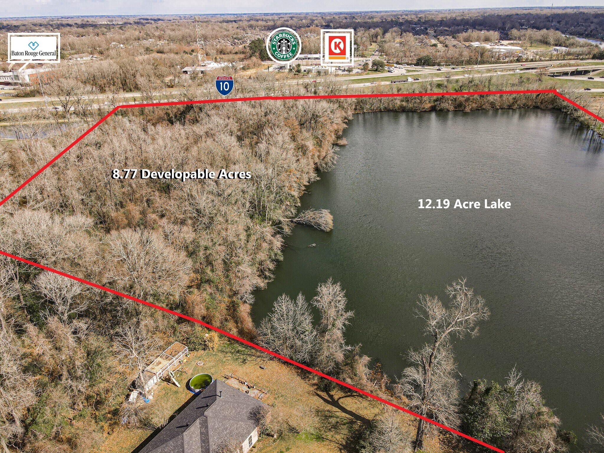I-10 @ Hwy 73, Prairieville, LA for Sale
