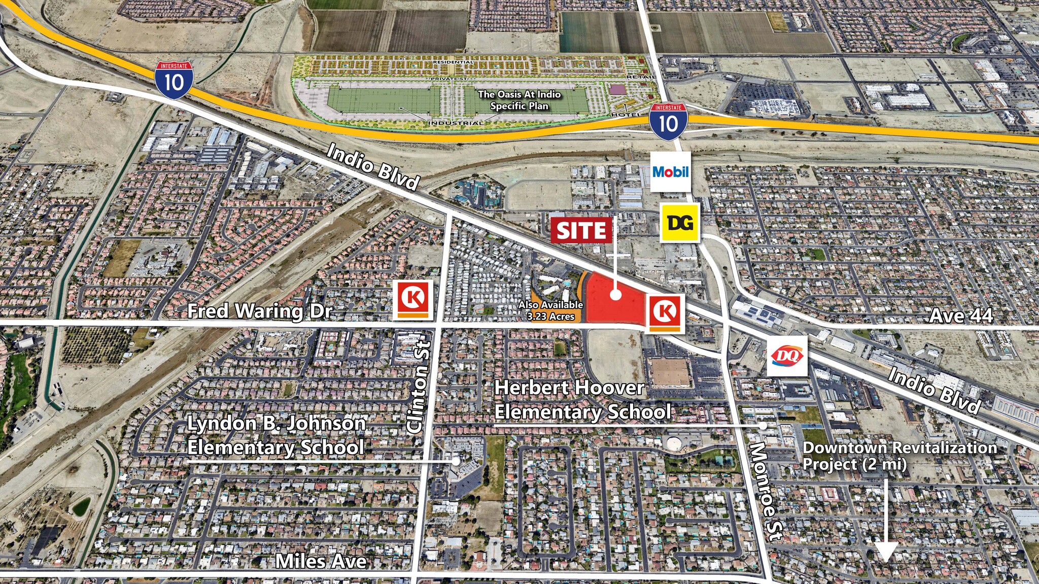 Indio Blvd & Hoover St, Indio, CA for Sale