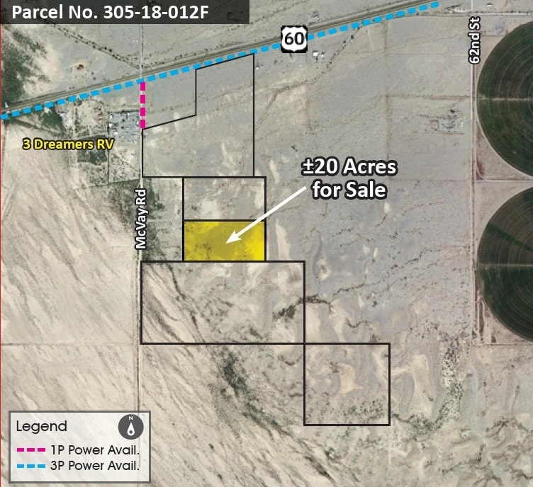 US-60 & McVay Rd, Bouse, AZ for Sale