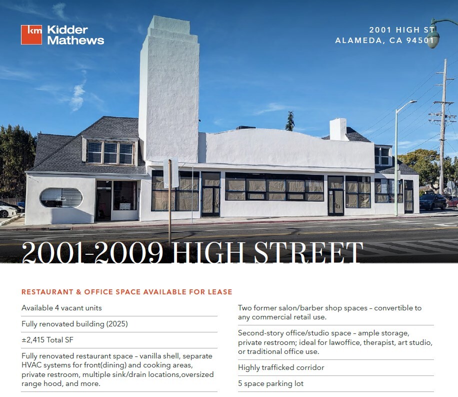 2001-2009 High St, Alameda, CA for Rent