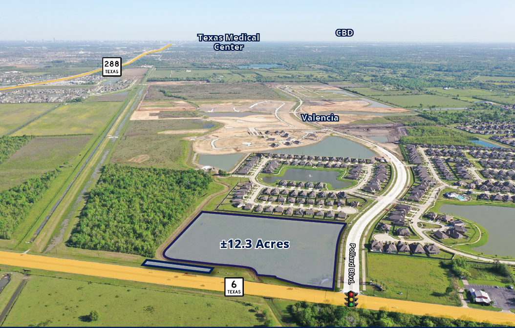 Highway 6 & Pollard Blvd, Manvel, TX for Sale