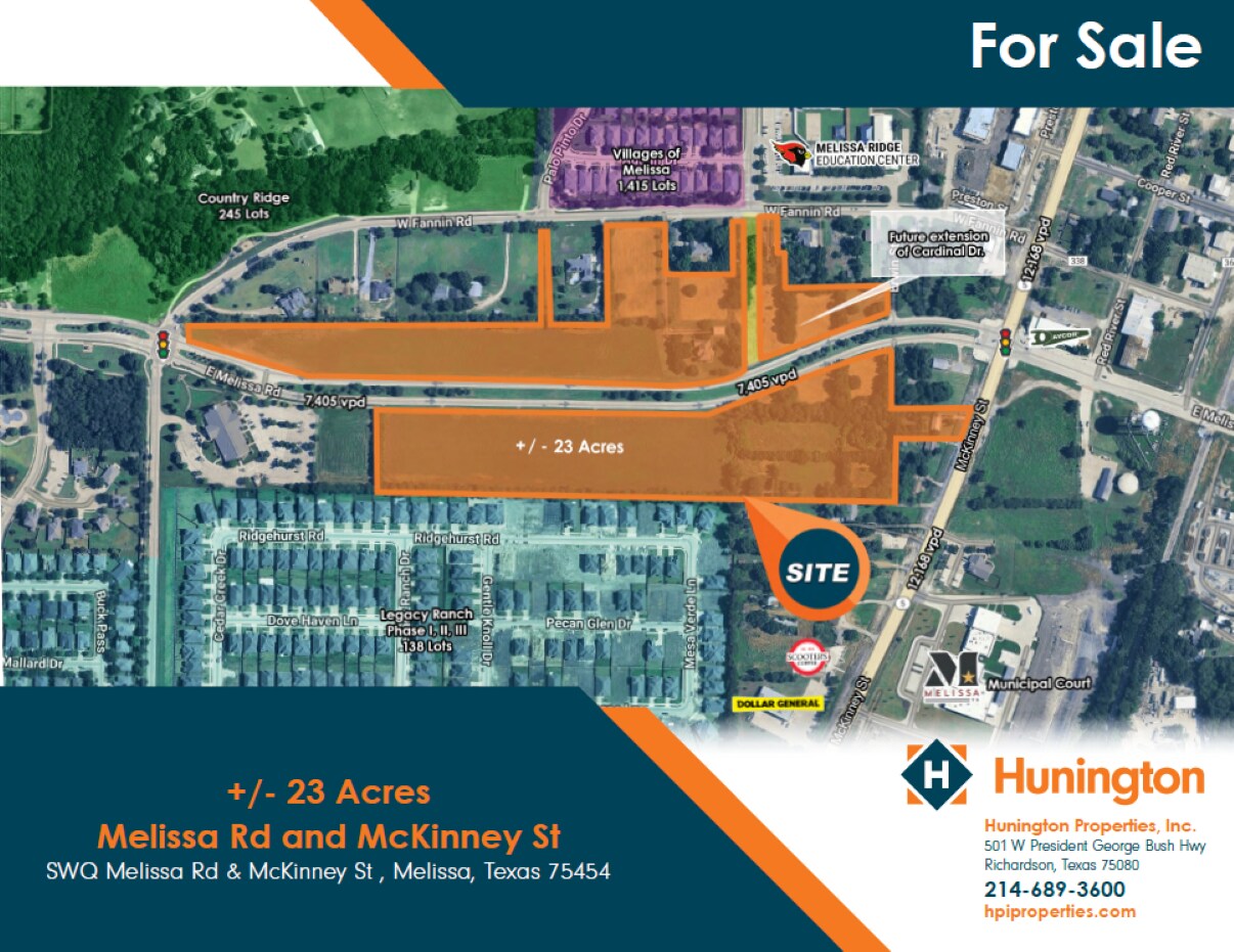 SWQ Melissa & McKinney St rd, Melissa, TX for Sale