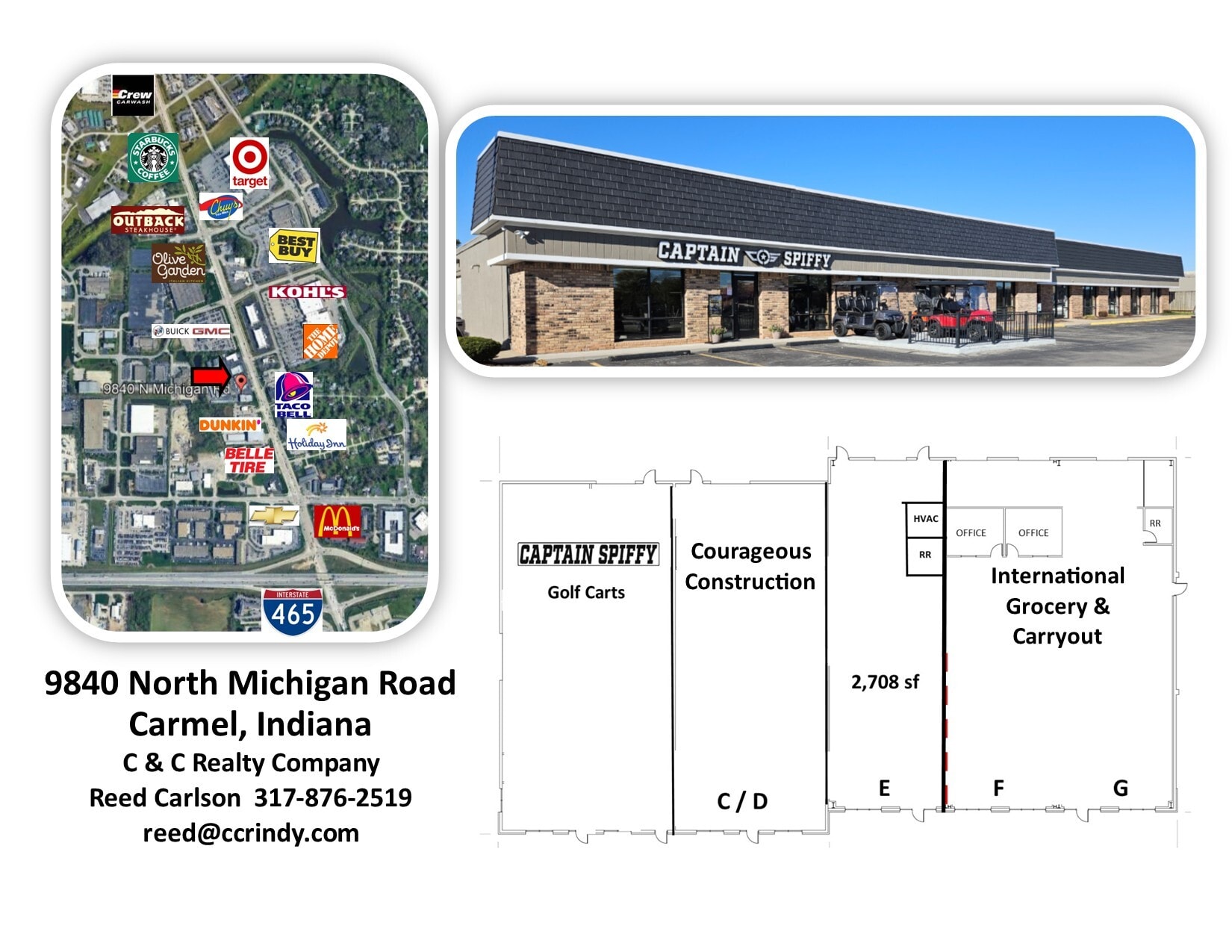 9830 N Michigan Rd, Carmel, IN for Rent